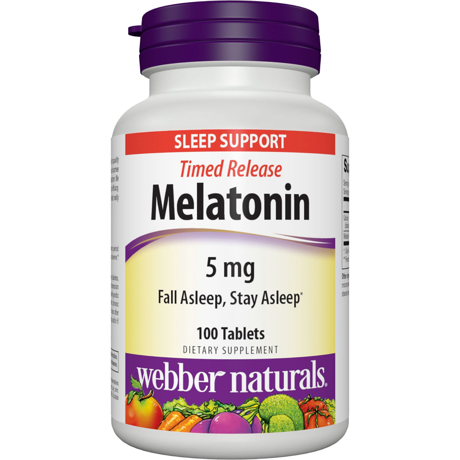Webber Naturals Melatonin Timed Release Mg Ct Walmart
