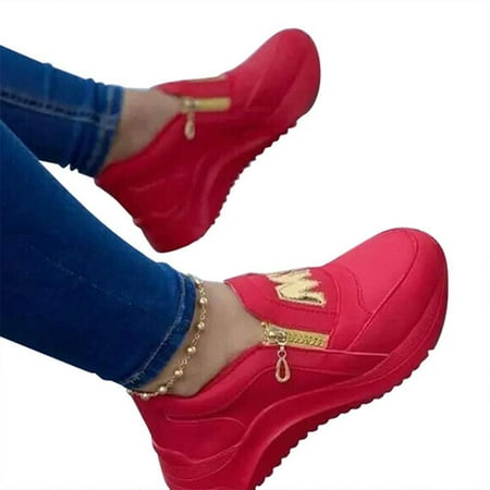 Duretiony Women s Sneakers Fashion Letter Decoration Comfortable Zipper Design Loafers Casual Slip on Breathable Round Toe Shoes
Duretiony Women s Sneakers Fashion Letter Decoration Comfortable Zipper Design Loafers Casual Slip on Breathable Round Toe Shoes