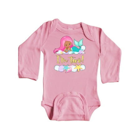 Inktastic I m 2 Mermaid with Pink Hair and Shells Gift Baby Boy or Baby Girl Long Sleeve Bodysuit
Inktastic I m 2 Mermaid with Pink Hair and Shells Gift Baby Boy or Baby Girl Long Sleeve Bodysuit