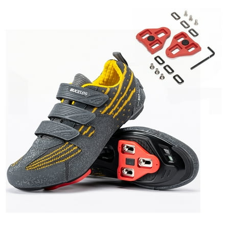 BUCKLOS Road Cycling Shoes With Peloton Indoor Pedal of Delta Outdoor for Unisex Cycling Riding Shoe
BUCKLOS Road Cycling Shoes With Peloton Indoor Pedal of Delta Outdoor for Unisex Cycling Riding Shoe