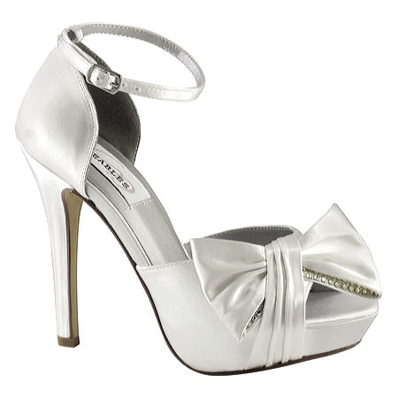 Women s Dyeables Jay White Satin 9.5 B