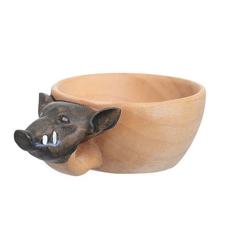 Tepsmf Hand-carved Wooden Cup Bear Home Furnishings Ornaments