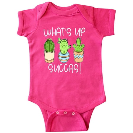 Inktastic What s Up Succas Funny Cacti Plants Gift Baby Boy or Baby Girl Bodysuit
Inktastic What s Up Succas Funny Cacti Plants Gift Baby Boy or Baby Girl Bodysuit