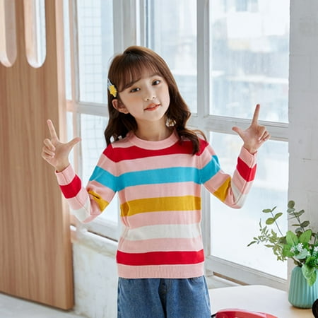 WZHKSN Sweater For Child Toddler Kids Girls Boys Casual Stripe Prints Knitted Long Sleeve Outwear Top Coat
WZHKSN Sweater For Child Toddler Kids Girls Boys Casual Stripe Prints Knitted Long Sleeve Outwear Top Coat