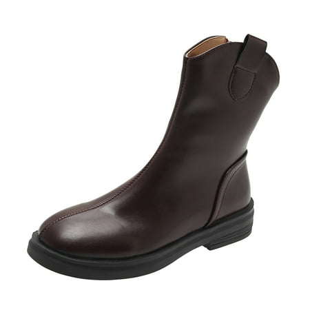 Fashion Autumn Winter Women Ankle Boots Low Heel Flat Sole Solid Side Zipper Simple Casual Comfortable
Fashion Autumn Winter Women Ankle Boots Low Heel Flat Sole Solid Side Zipper Simple Casual Comfortable