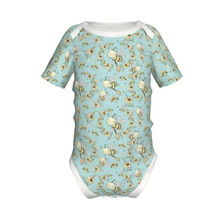 Adobk Cute Honeybees Print Baby Climbing Clothes Jumpsuit Rompers Classic Rompers Child Short sleeve Bodysuits-3 Months
Adobk Cute Honeybees Print Baby Climbing Clothes Jumpsuit Rompers Classic Rompers Child Short sleeve Bodysuits-3 Months