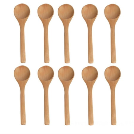 Wooden Spoons 10 Pieces Wooden Cooking Spoon Set Jam Spoon Creative Honey Spoon Vintage Handmade Wooden Spoon Cutlery Set Kitchen 10PCS 14.5*3.6CM
Wooden Spoons 10 Pieces Wooden Cooking Spoon Set Jam Spoon Creative Honey Spoon Vintage Handmade Wooden Spoon Cutlery Set Kitchen 10PCS 14.5*3.6CM