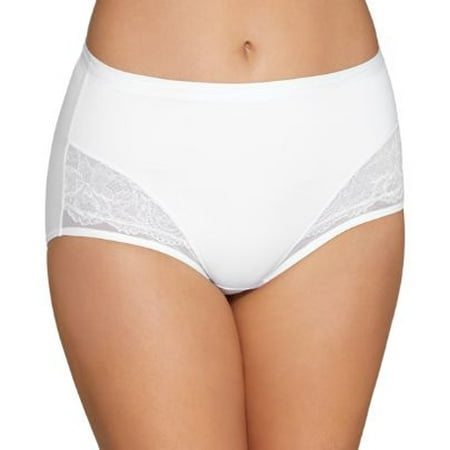 Vanity Fair Womens Smoothing Comfort Lace Brief Style-13267