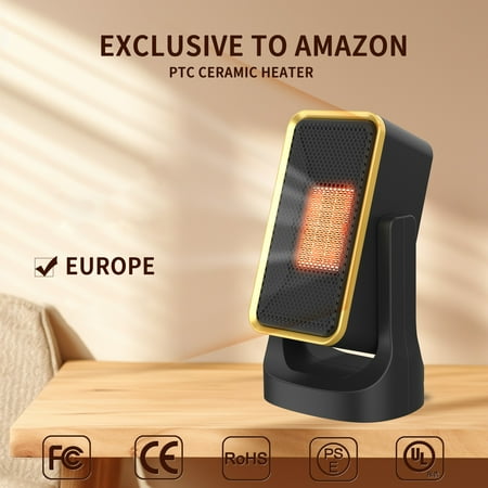 Electric Heaters For Indoor Use Large Room Compact Home Desktop Warmer Personal Space Heater Quick Warm Up Quiet Operation Energy Efficient Adjustable Temperature For Bedroom 
Electric Heaters For Indoor Use Large Room Compact Home Desktop Warmer Personal Space Heater Quick Warm Up Quiet Operation Energy Efficient Adjustable Temperature For Bedroom