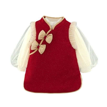 PMVFHDE 5 Month Old Baby Girl Dress Kids Children Girls Long Sleeve New Year Ruffles Tops Dress Thicken Warm 2pcs Dress Outfits Red 6-12 Months
PMVFHDE 5 Month Old Baby Girl Dress Kids Children Girls Long Sleeve New Year Ruffles Tops Dress Thicken Warm 2pcs Dress Outfits Red 6-12 Months