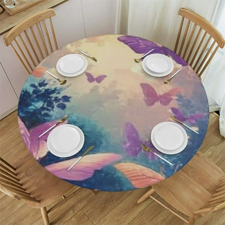 Patifu Butterflies Forest Fantasy Art Round Tablecloth Stain-Resistant Washable Indoor Outdoor 100% Polyester Fiber Home Kitchen Party Dinner Table Cloth 54 -58
Patifu Butterflies Forest Fantasy Art Round Tablecloth Stain-Resistant Washable Indoor Outdoor 100% Polyester Fiber Home Kitchen Party Dinner Table Cloth 54 -58