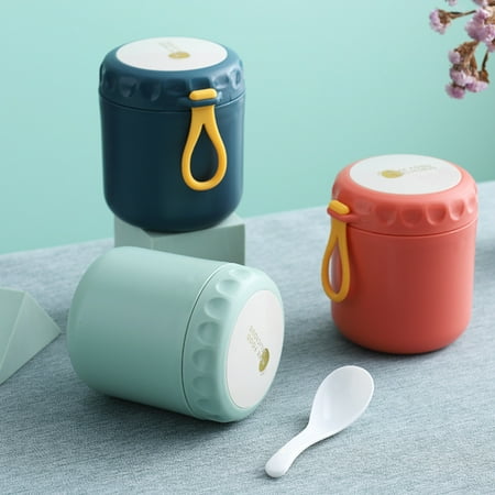 Dengjunhu 400ML Vacuum Insulated Food Jar For Kids with Spoon Stainless Steel Food Container Food Soup Cup Leak Proof Hot Cold Food for School Office Picnic Travel Outdoors
Dengjunhu 400ML Vacuum Insulated Food Jar For Kids with Spoon Stainless Steel Food Container Food Soup Cup Leak Proof Hot Cold Food for School Office Picnic Travel Outdoors