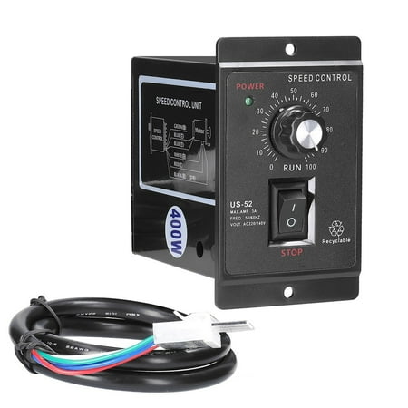 Kairuite 400W AC motor speed controller Speed precision regulator 220V micro motor speed
Kairuite 400W AC motor speed controller Speed precision regulator 220V micro motor speed