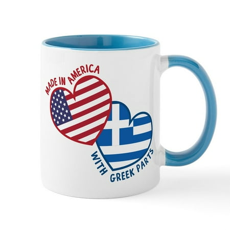 CafePress - Made In America With Greek Parts - 11 oz Ceramic Mug - Novelty Coffee Tea Cup
CafePress - Made In America With Greek Parts - 11 oz Ceramic Mug - Novelty Coffee Tea Cup