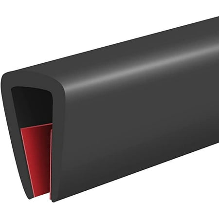 Black Rubber Edge Trim Self-Adhesive U Channel Edge Trim EPDM Material Fit 3/16 (4.8mm) Glass and Flexiglass 20Ft Length Pack of 1
Black Rubber Edge Trim Self-Adhesive U Channel Edge Trim EPDM Material Fit 3/16 (4.8mm) Glass and Flexiglass 20Ft Length Pack of 1