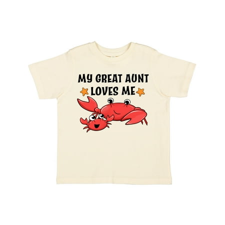 Inktastic My Great Aunt Loves Me- Cute Crab Family Gift Toddler Boy or Toddler Girl T-Shirt
Inktastic My Great Aunt Loves Me- Cute Crab Family Gift Toddler Boy or Toddler Girl T-Shirt