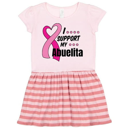 Inktastic Breast Cancer Awareness I Support My Abuelita Pink Ribbon Gift Toddler Girl Dress
Inktastic Breast Cancer Awareness I Support My Abuelita Pink Ribbon Gift Toddler Girl Dress