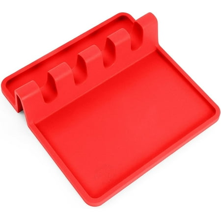 Silicone Utensil Rest with Drip Pad for Multiple Utensils Spoon Holder for Stove Top Kitchen Utensil Holder for Spoons Ladles Tongs & More
Silicone Utensil Rest with Drip Pad for Multiple Utensils Spoon Holder for Stove Top Kitchen Utensil Holder for Spoons Ladles Tongs & More
