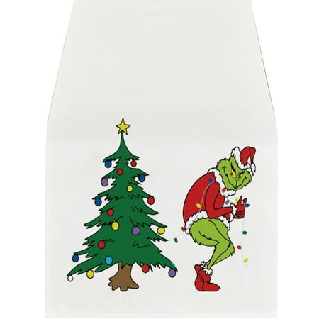Guvpev Christmas Table Runner Grinch Christmas Decor Green Christmas Runner for Table Xmas Decor Winter Holiday Home Decor Indoor Outdoor Christmas Party Dining Table Decorations (13 x 72 )
Guvpev Christmas Table Runner Grinch Christmas Decor Green Christmas Runner for Table Xmas Decor Winter Holiday Home Decor Indoor Outdoor Christmas Party Dining Table Decorations (13 x 72 )