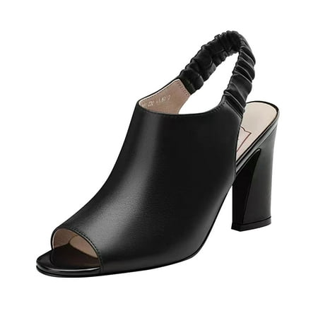 Cathalem Women Slippers Fashion Spring And Summer New Pattern Simple Solid Color Thick Heel Square Heel Elastic Bland Comfortable And Versatile Shoes Black 38
Cathalem Women Slippers Fashion Spring And Summer New Pattern Simple Solid Color Thick Heel Square Heel Elastic Bland Comfortable And Versatile Shoes Black 38