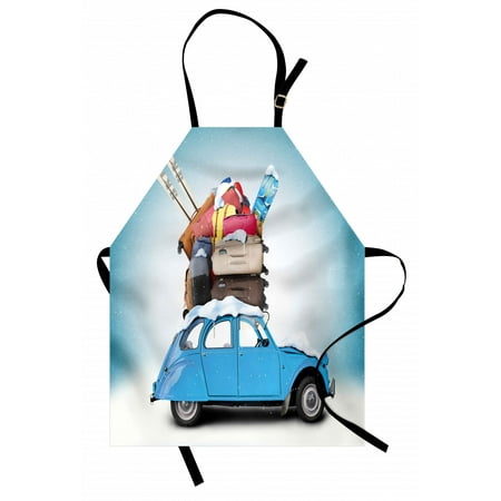 Winter Apron Traveling Themed Snowy Image Ski Baggage Items Blue Vintage Car Holiday Photograph Unisex Kitchen Bib Apron with Adjustable Neck for Cooking Baking Gardening Multicolor by Ambesonne
Winter Apron Traveling Themed Snowy Image Ski Baggage Items Blue Vintage Car Holiday Photograph Unisex Kitchen Bib Apron with Adjustable Neck for Cooking Baking Gardening Multicolor by Ambesonne