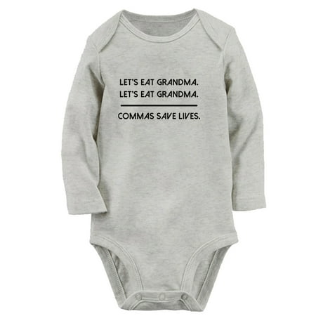 Commas Save Lives Funny Rompers Newborn Baby Unisex Bodysuits Infant Jumpsuits Toddler 0-12 Months Kids Long Sleeves Oufits (Gray 0-6 Months)
Commas Save Lives Funny Rompers Newborn Baby Unisex Bodysuits Infant Jumpsuits Toddler 0-12 Months Kids Long Sleeves Oufits (Gray 0-6 Months)