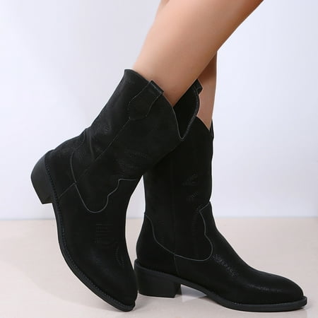 Wefuesd Color Retro Round Toe Solid Middle Buckle Women Heels Shoes Strap Booties Women s Boots Womens Boots Boots For Women Black 38
Wefuesd Color Retro Round Toe Solid Middle Buckle Women Heels Shoes Strap Booties Women s Boots Womens Boots Boots For Women Black 38