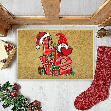 GARENAS Kitchen Rugs Christmas Mat 40X60cm Mat Home Decoration Mat Cute Mat Bedroom Decoration Mat(Red)
GARENAS Kitchen Rugs Christmas Mat 40X60cm Mat Home Decoration Mat Cute Mat Bedroom Decoration Mat(Red)