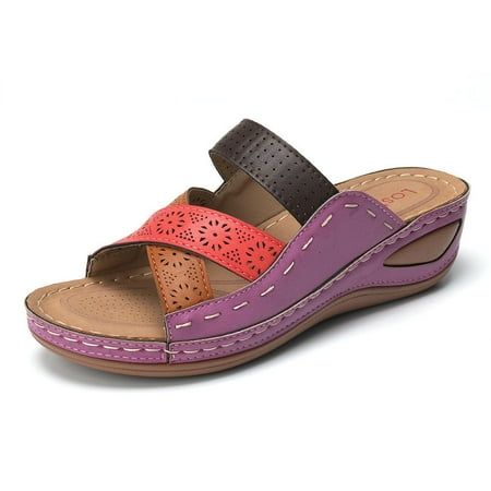ZBCHLS Womens Wedge Sandals Open Toe Summer Wedge Sandal for Ladies Beach Bohemia Comfortable Wedges Shoes
ZBCHLS Womens Wedge Sandals Open Toe Summer Wedge Sandal for Ladies Beach Bohemia Comfortable Wedges Shoes