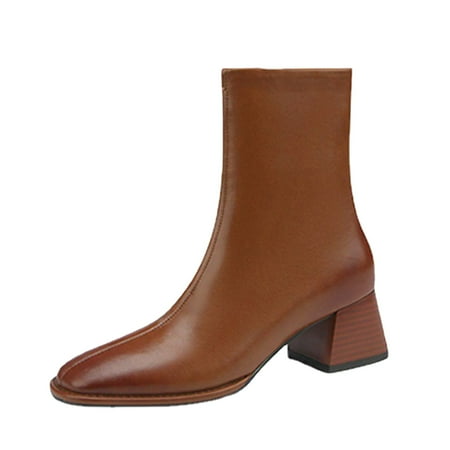 XINSHIDE Women Ankle Boots 2022 Autumn Winter Women Ankle Boots Thick Heel Middle Heel Solid Side Zipper Comfort Fashion Shoes
XINSHIDE Women Ankle Boots 2022 Autumn Winter Women Ankle Boots Thick Heel Middle Heel Solid Side Zipper Comfort Fashion Shoes