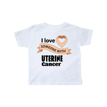 Inktastic I Love Someone with Uterine Cancer peach heart ribbon Gift Toddler Boy or Toddler Girl T-Shirt
Inktastic I Love Someone with Uterine Cancer peach heart ribbon Gift Toddler Boy or Toddler Girl T-Shirt