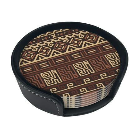 Round Pu Leather Coaster Practice Pattern Heat - Resistant Beverage Cup Mat-Fancy Decor For Kitchen Office Dining Room Table - Drink Protector 6-Slice
Round Pu Leather Coaster Practice Pattern Heat - Resistant Beverage Cup Mat-Fancy Decor For Kitchen Office Dining Room Table - Drink Protector 6-Slice