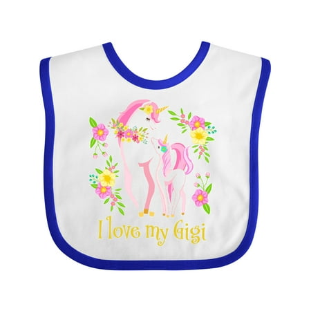 Inktastic I Love My Gigi Unicorn with Pink and Yellow Flowers Gift Baby Boy or Baby Girl Bib
Inktastic I Love My Gigi Unicorn with Pink and Yellow Flowers Gift Baby Boy or Baby Girl Bib