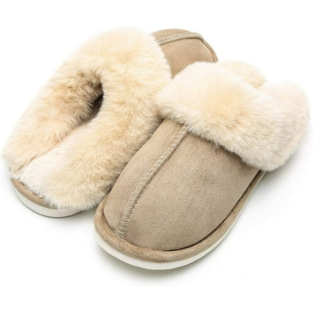 DabuLiu Womens Winter Warm Slipper Faux Fur Fluffy Slip-On House Slippers Suede Plush Lined/Anti-Skid Sole Indoor Outdoor
DabuLiu Womens Winter Warm Slipper Faux Fur Fluffy Slip-On House Slippers Suede Plush Lined/Anti-Skid Sole Indoor Outdoor