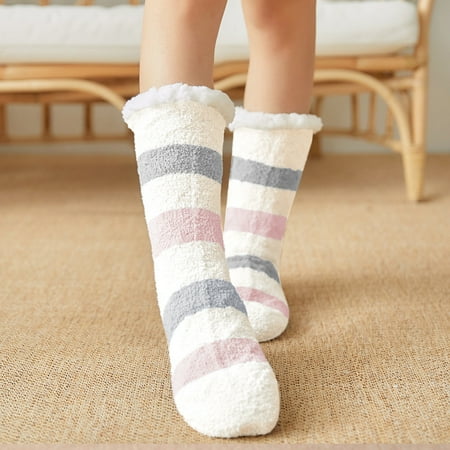 Womens Slipper Fuzzy Socks Non Slip Winter Warm Soft Fluffy Cozy Fleece Lining Home Socks Color8
Womens Slipper Fuzzy Socks Non Slip Winter Warm Soft Fluffy Cozy Fleece Lining Home Socks Color8
