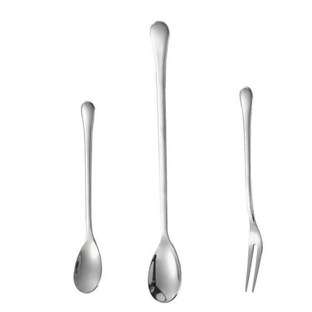 Dessert Spoons Ice Cream Spoons Salad Forks Flatware Set Reusable Fruit Appetizer Dessert Forks for Household Use or Camping
Dessert Spoons Ice Cream Spoons Salad Forks Flatware Set Reusable Fruit Appetizer Dessert Forks for Household Use or Camping