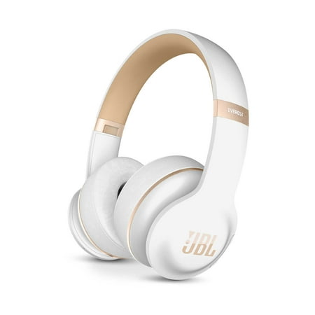JBL Everest Elite 300 NXTGen Noise-Canceling Bluetooth On-Ear Headphones (White)