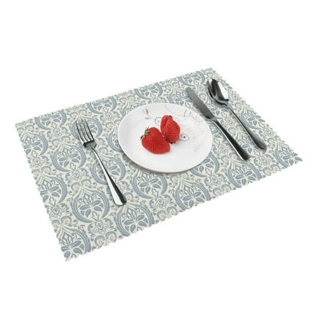 Home Flower Pattern Placemats Set Of 4 Washable Wipeable Place Mats Place Mats For Festival Parties Family Dinner (12 X 18inch)
Home Flower Pattern Placemats Set Of 4 Washable Wipeable Place Mats Place Mats For Festival Parties Family Dinner (12 X 18inch)