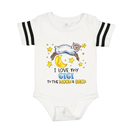 Inktastic I Love My Gigi to the Moon and Back Cute Sheep Gift Baby Boy or Baby Girl Bodysuit
Inktastic I Love My Gigi to the Moon and Back Cute Sheep Gift Baby Boy or Baby Girl Bodysuit