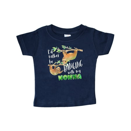 Inktastic Id Rather Be Hanging with my Nonna- Cute Sloths Gift Baby Boy or Baby Girl T-Shirt
Inktastic Id Rather Be Hanging with my Nonna- Cute Sloths Gift Baby Boy or Baby Girl T-Shirt