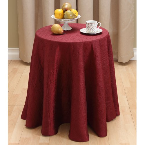 Faux Silk 70" Round Tablecloth - Walmart.com