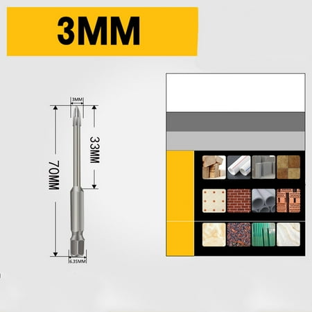 Goodhd 1Pcs Efficient Universal Drilling Tool Drill Bit Hole Opening Power Tools Cross
Goodhd 1Pcs Efficient Universal Drilling Tool Drill Bit Hole Opening Power Tools Cross