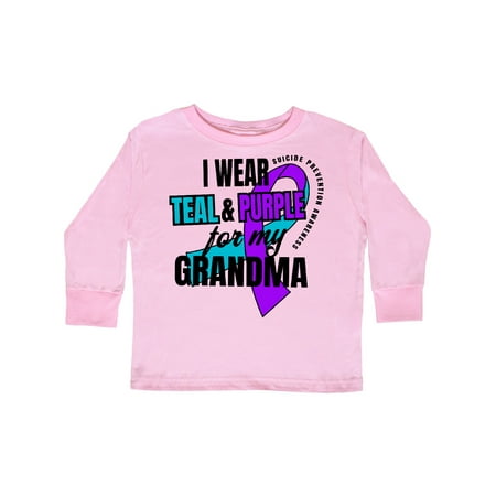 Inktastic Suicide Prevention I Wear Teal and Purple for My Grandma Gift Toddler Boy or Toddler Girl Long Sleeve T-Shirt
Inktastic Suicide Prevention I Wear Teal and Purple for My Grandma Gift Toddler Boy or Toddler Girl Long Sleeve T-Shirt