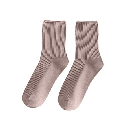 Women Middle Tube Socks Solid Color Ribbed Texture Socks Indoor Outdoor Warm Short Socks
Women Middle Tube Socks Solid Color Ribbed Texture Socks Indoor Outdoor Warm Short Socks