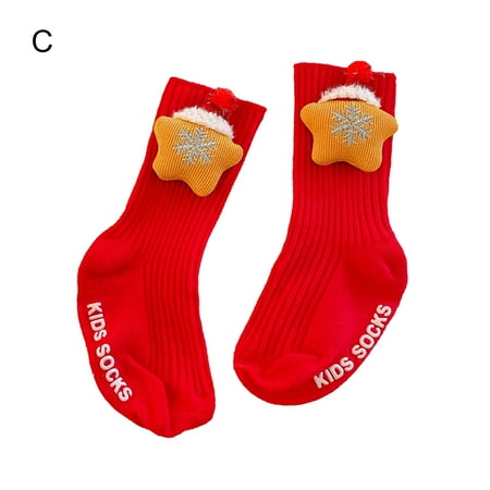 Pnellth 1 Pair Elastic Baby Socks Fine Workmanship Cotton Comfortable Xmas Decorative Toddler Stockings for Daily Use
Pnellth 1 Pair Elastic Baby Socks Fine Workmanship Cotton Comfortable Xmas Decorative Toddler Stockings for Daily Use