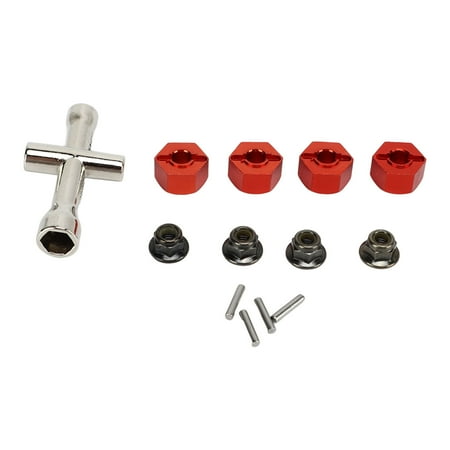 RC Hex Wheel Hub Adapter Beautiful Stable Aluminum Alloy 12mm Hex Wheel Hub Adapter Fixing Pins Fastening Function With Wrench For RC Car Upgrades Parts Red Blue Dark Blue
RC Hex Wheel Hub Adapter Beautiful Stable Aluminum Alloy 12mm Hex Wheel Hub Adapter Fixing Pins Fastening Function With Wrench For RC Car Upgrades Parts Red Blue Dark Blue