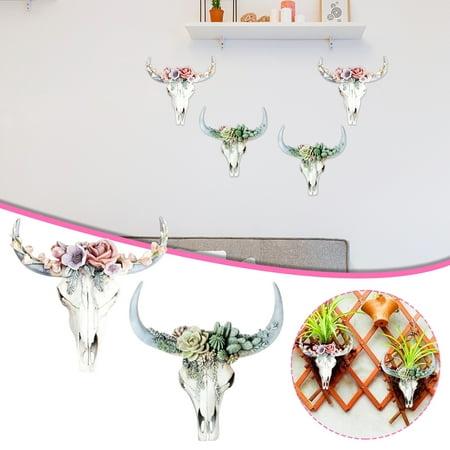 Hanging Ornaments WMYBD Home Secorative Resin Crafts Cow Head Plant Decorative Pendant White
Hanging Ornaments WMYBD Home Secorative Resin Crafts Cow Head Plant Decorative Pendant White