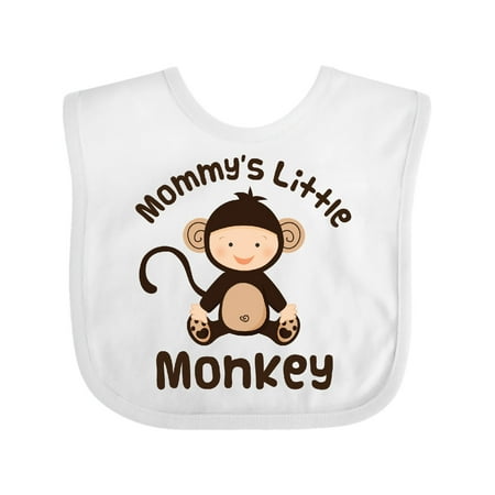 Inktastic Mommys Little Monkey Baby Boy Outfit Gift Baby Boy Bib