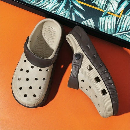 Summer Clogs Closed Round Toe Hole Slippers Thick Soled Non Slip Beach Sandals
Summer Clogs Closed Round Toe Hole Slippers Thick Soled Non Slip Beach Sandals