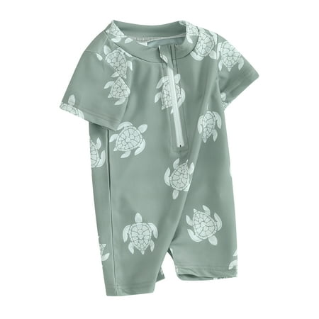 FEORJGP Kids Boys Summer Swimsuit Toddlers Short Sleeve Zipper Jumpsuit Swimwear Infant Crew Neck Casual Turtle Print Bodysuit Rompers Beachwear Bathing Suit
FEORJGP Kids Boys Summer Swimsuit Toddlers Short Sleeve Zipper Jumpsuit Swimwear Infant Crew Neck Casual Turtle Print Bodysuit Rompers Beachwear Bathing Suit